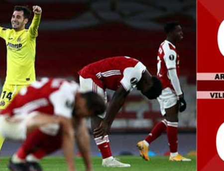 Arsenal vs Villarreal, sự dừng bước của các pháo thủ
