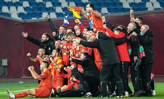 Bắc Macedonia lần đầu tiên giành quyền tham dự Euro 2020