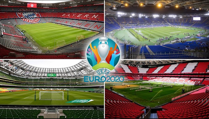 Tin tức thể thao Euro: UEFA thay đổi sân vận động tổ chức Euro 2020