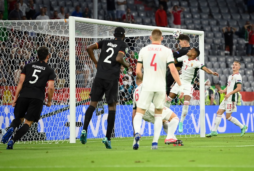 Kết quả chung kết Euro ngày 24/6: Đức vs Hungary hòa 2-2.