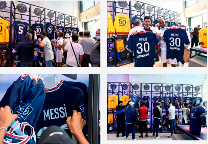 Áo đấu của Messi cháy hàng tại Paris