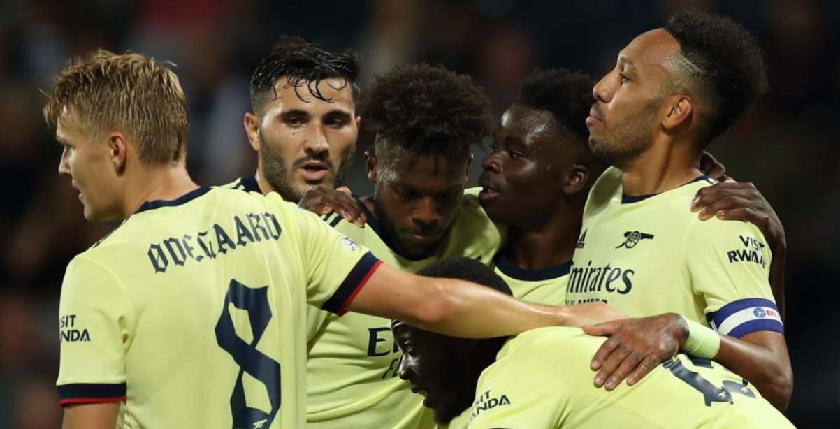 Arsenal thắng đậm West Bromwich 6-0 tại Carabao Cup