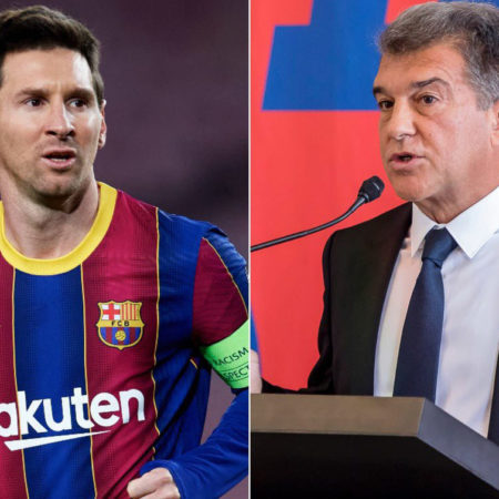 Messi đáp trả chủ tịch Laporta