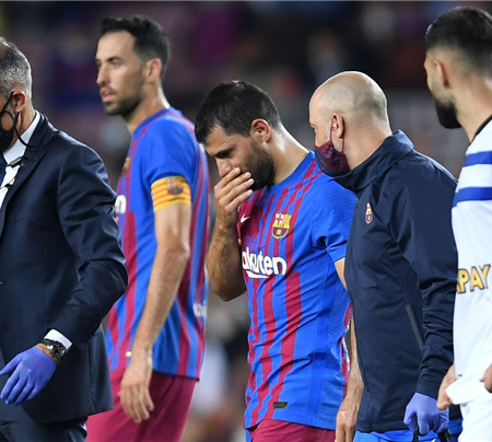 Barca nhận tin sốc: Aguero nghỉ thi đấu 3 tháng