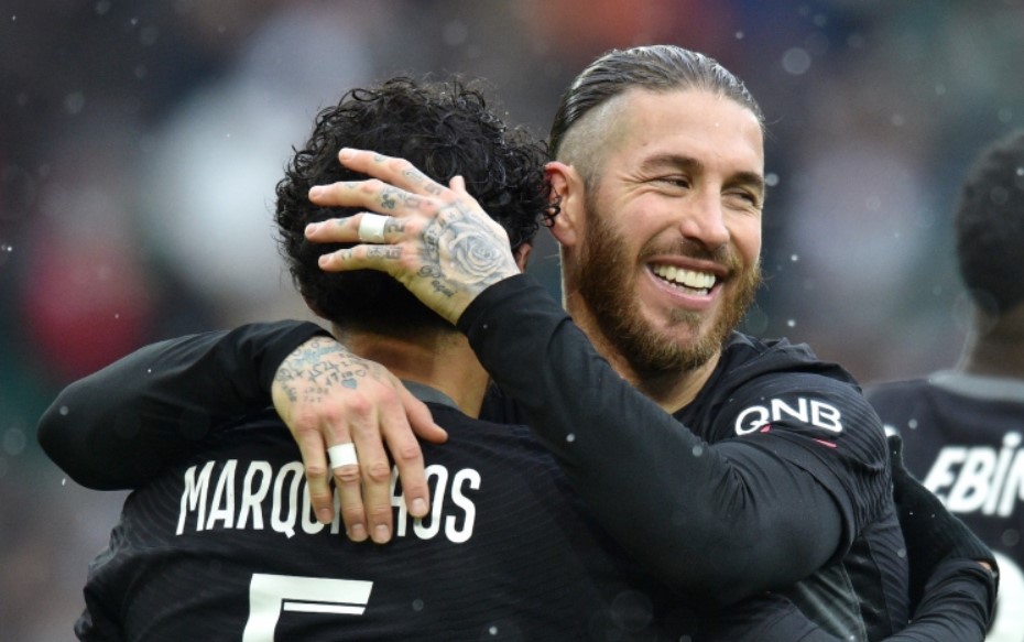 Ramos ghi bàn trong ngày PSG hạ gục đối thủ 4-0