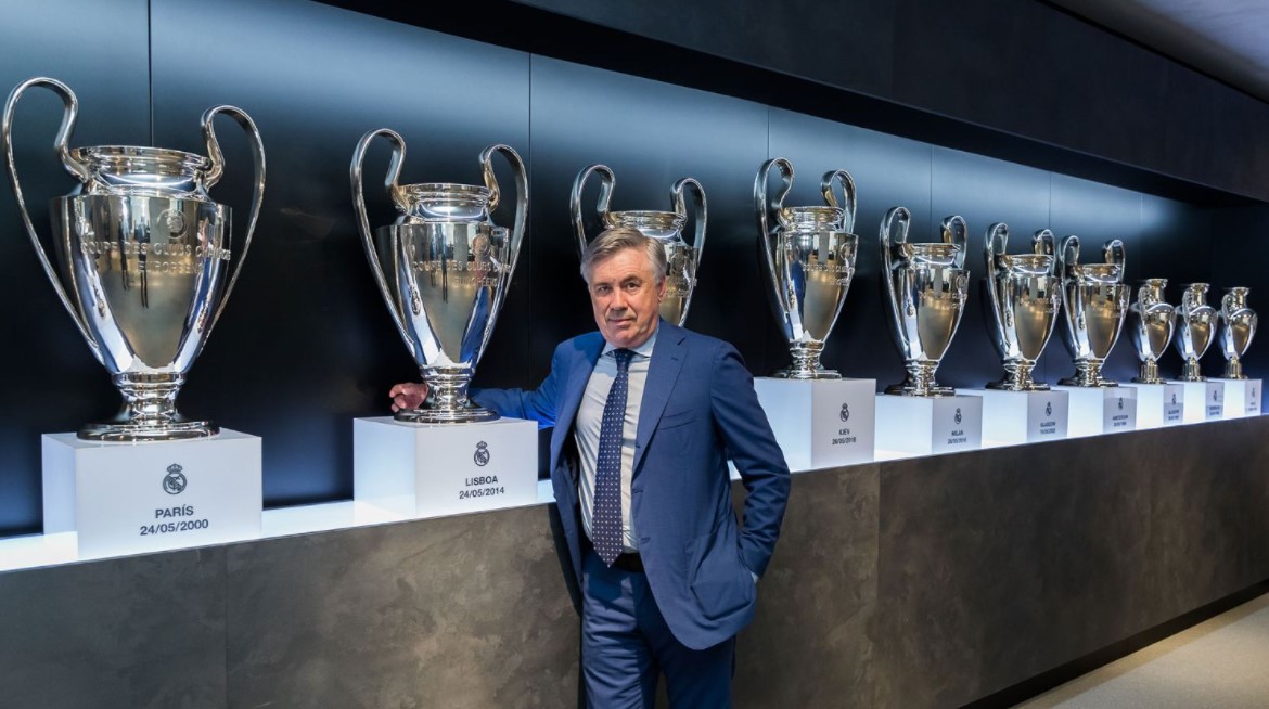 Carlo Ancelotti đạt được nhiều danh hiệu lớn trong suốt 30 năm qua