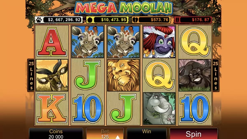 Mega Moolah - Game Progressive Slot siêu khủng