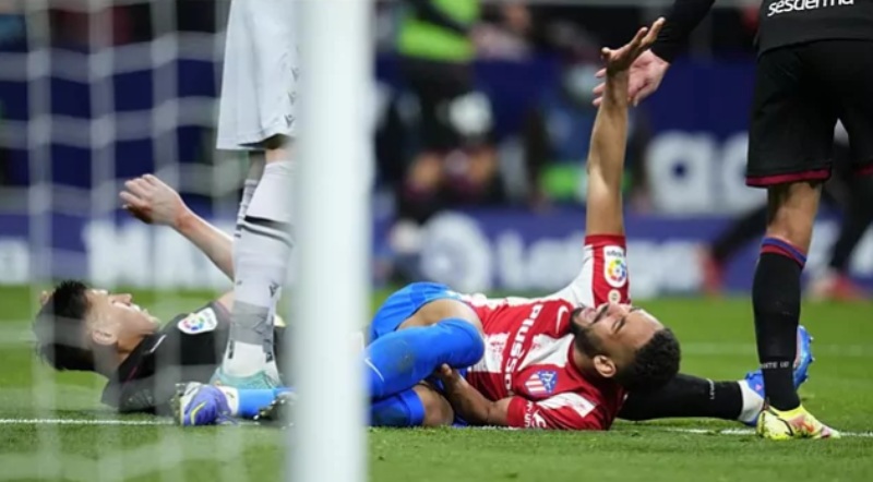 Atletico Madrid tổn thất lực lượng nghiêm trọng