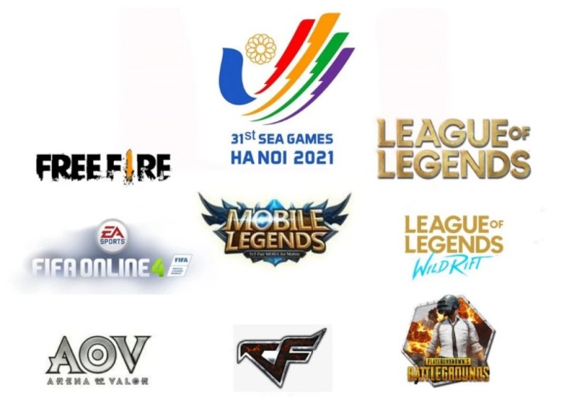 Các nội dung bộ môn của thể thao điện tử thi đấu trong Seagame 31 tổ chức tại Việt Nam