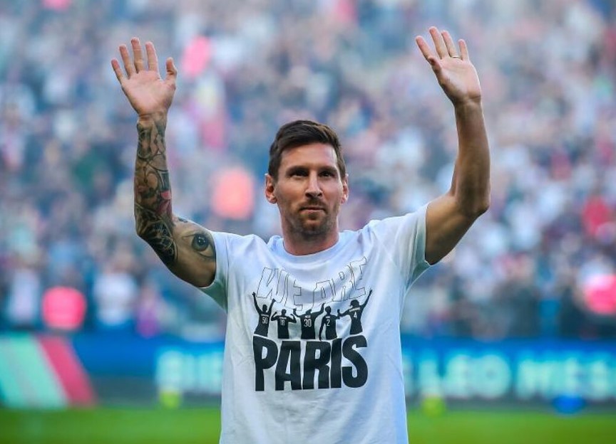 Messi gia nhập PSG với nhiều kỳ vọng từ người hâm mộ