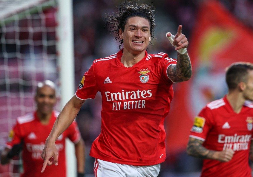 Darwin Nunez của Benfica đang khá được săn đón ở Châu Âu