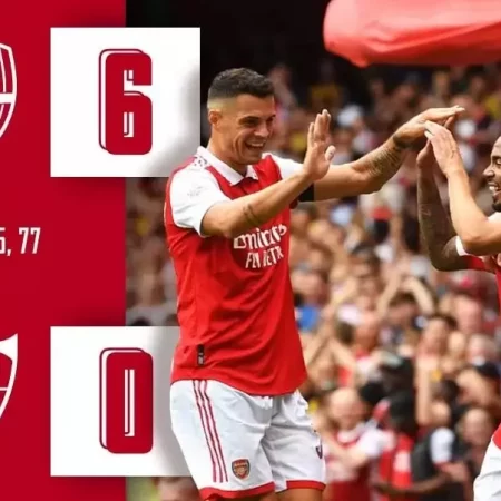 Arsenal đánh bại Sevilla một cách hoàn hảo với 6 bàn thắng