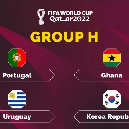 Lịch thi đấu chi tiết của bảng H, World Cup 2022