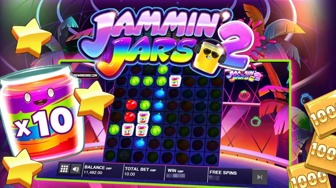 Game slot Jammin Jars mang đến nhiều phần thưởng hấp dẫn