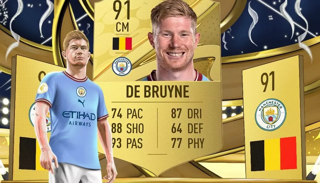 Kevin De Bruyne là cầu thủ của Ngoại hạng Anh được đánh giá cao nhất trong FIFA 23