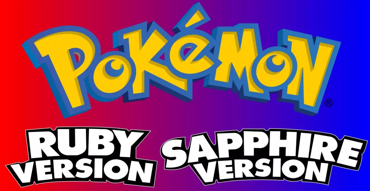 Game Pokemon Ruby & Sapphire được phát hành vào năm 2003