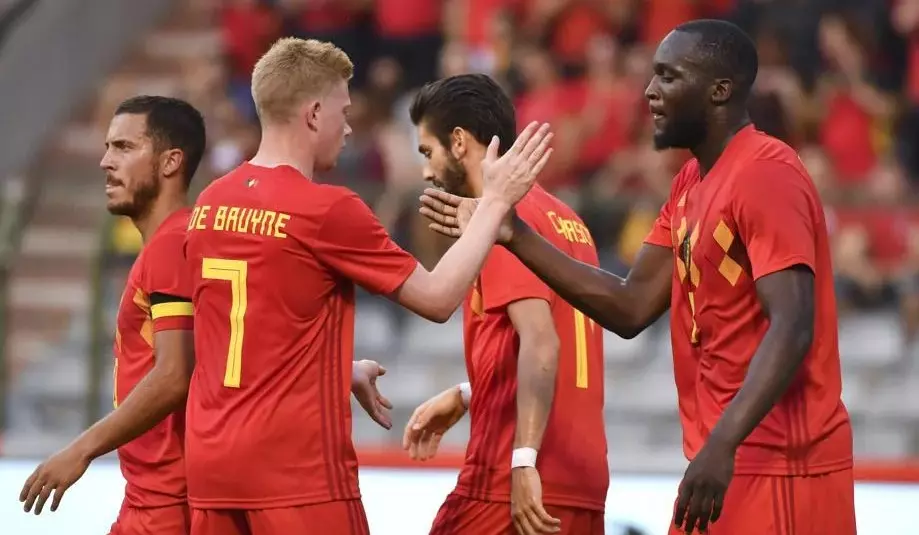 Bỉ hiện đang đứng thứ hai trên bảng xếp hạng mới nhất của FIFA.