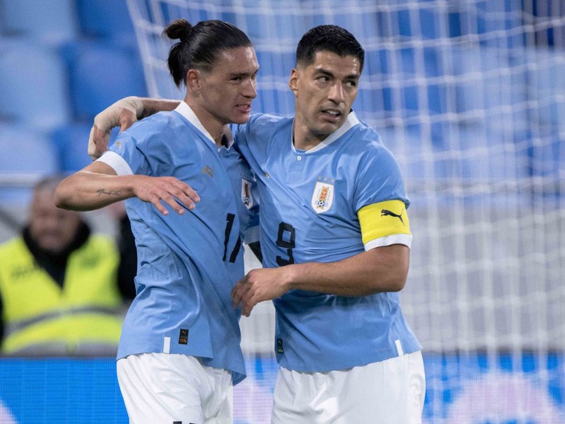 Darwin Nunez và Luis Suarez có thể đá cặp ở World Cup 2022