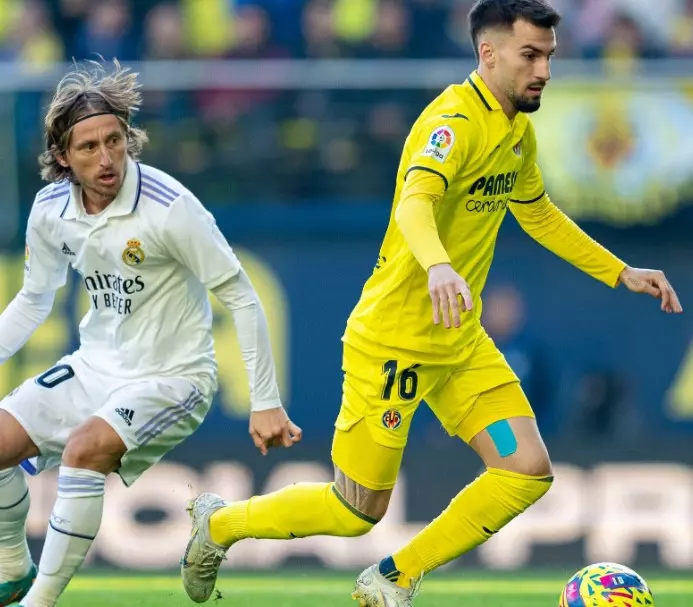 Real từng bị Villarreal đánh bại với tỷ số 2-1 trong trận đấu ngày 7.1