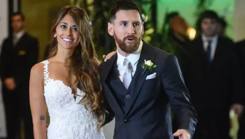 Antonella Roccuzzo và Messi trong lễ cưới