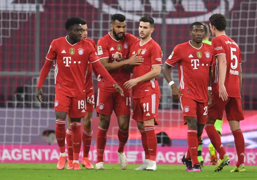 Bayern Munich đang dẫn đầu BXH Bundesliga với 46 điểm