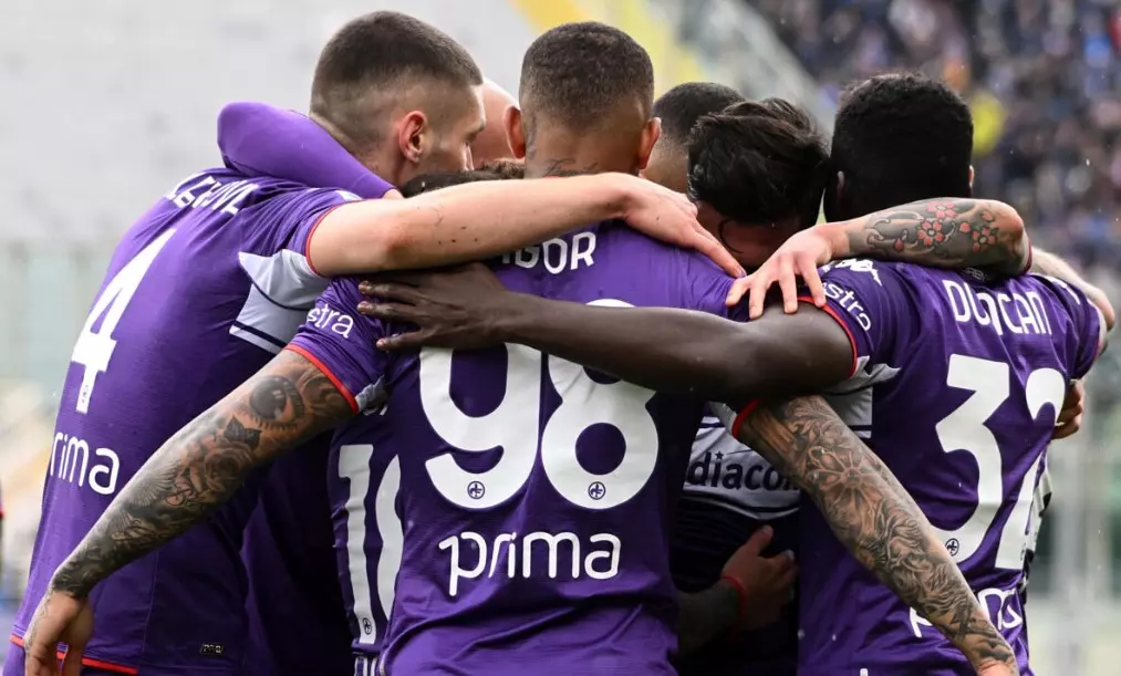 Fiorentina hiện đứng thứ 14 trên BXH Serie A