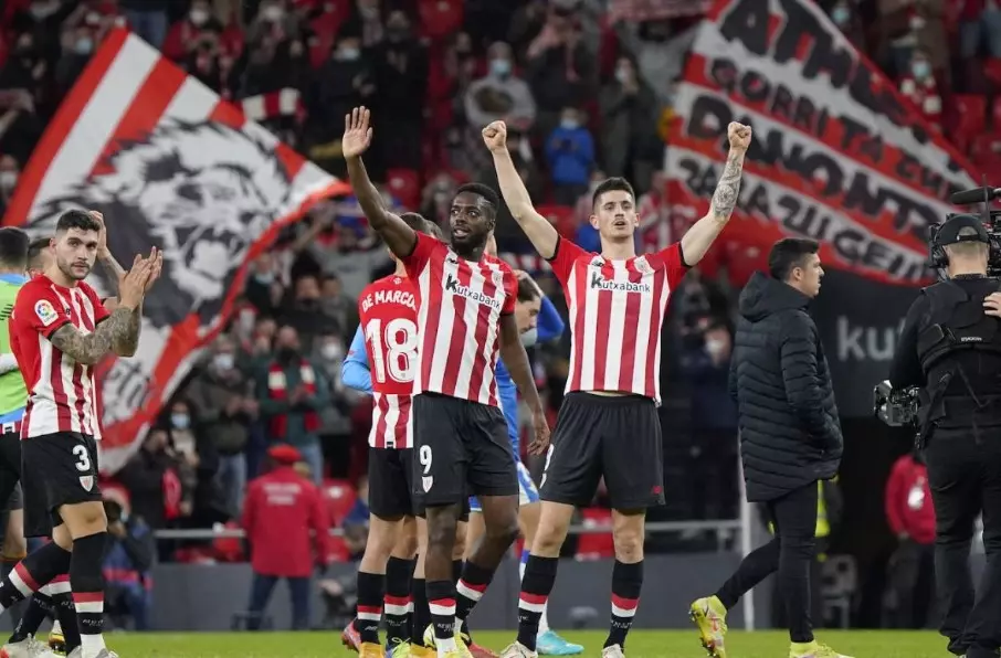 Athletic Bilbao đang đứng ở vị trí thứ 7 trên BXH La Liga
