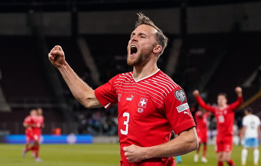 Vòng loại EURO 2024 - Thụy Sĩ vượt trội so với phần còn lại