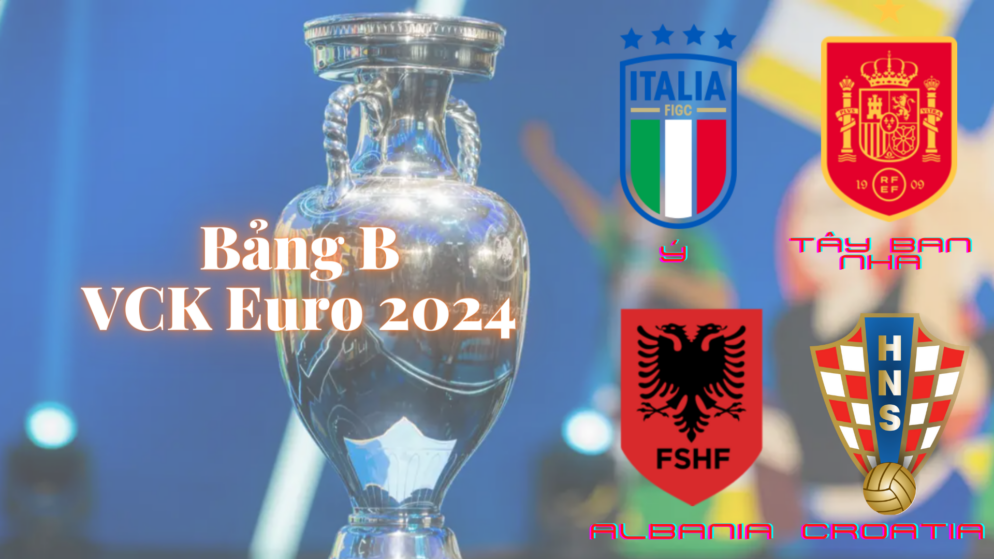 Bảng B VCK Euro 2024 – đội tuyển Ý rơi vào bảng tử thần